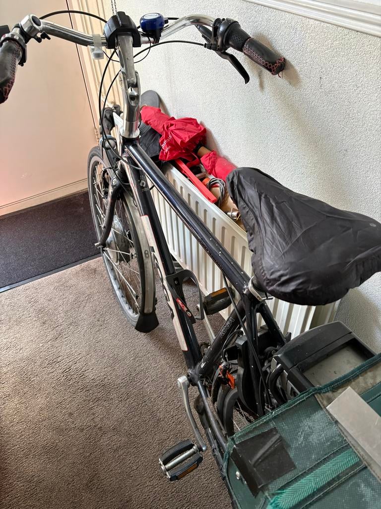 Koga elektrische fiets herenfiets accu ok, Fietsen en Brommers, 51 tot 55 cm, Ophalen of Verzenden, Gebruikt, 50 km per accu of meer