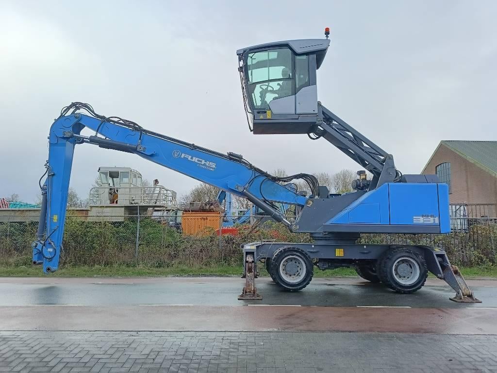 Fuchs MHL 331 overslagkraan waste handler umslag bagger, Kraan