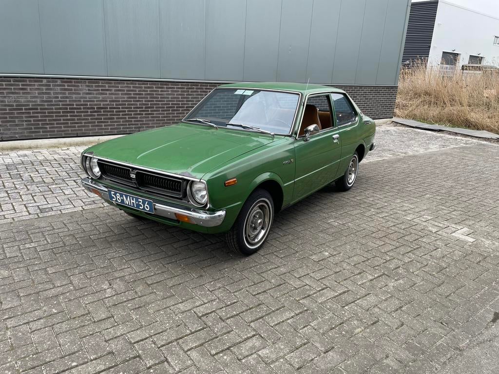 Toyota Corolla ke30 1976 Groen  oldtimer, Achterwielaandrijving, 4 cilinders, Overige bekleding, Corolla