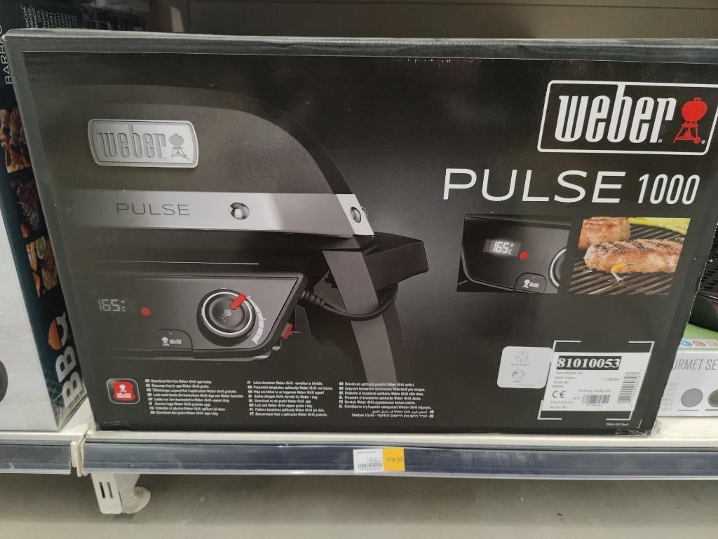 Weber Pulse 1000 Elektrische BBQ, Tuin en Terras, Gasbarbecues, Ophalen, Gebruikt, Weber