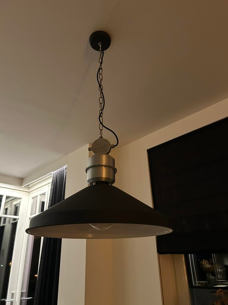 Te koop: mooie hanglamp, Huis en Inrichting, Lampen | Hanglampen, Ophalen, Zo goed als nieuw, Metaal, 75 cm of meer