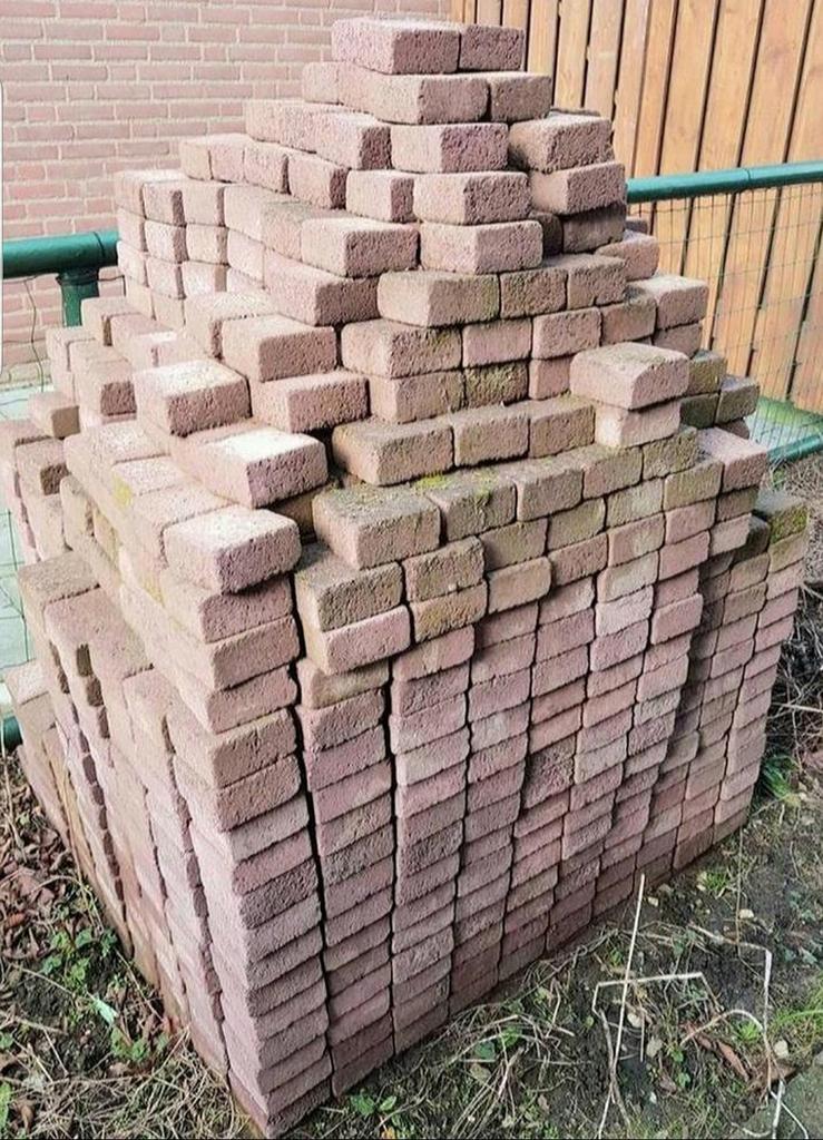 Partij koppelstenen 10x10x5cm, Ophalen, Gebruikt, Klinkers, 10 m² of meer