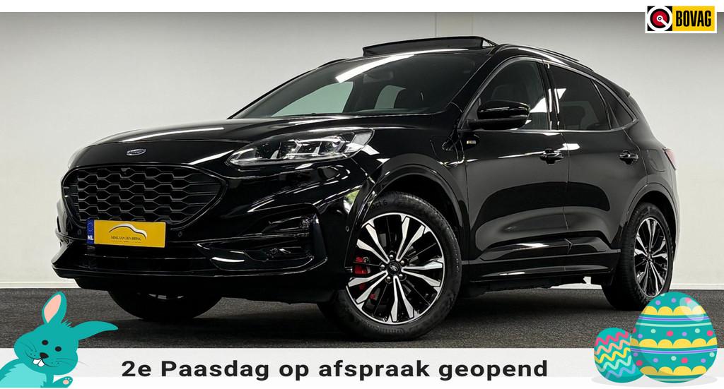 Ford Kuga 2.5 PHEV ST-Line X*224PK*Panodak*Camera*B&O*Navi*C, Gebruikt, Zwart, 4 cilinders, Leder en Stof