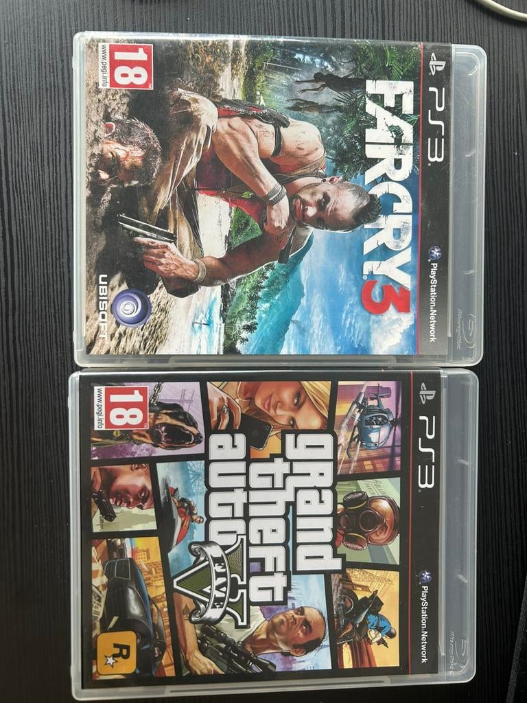 FarCry 3 & GTA5 - PS3 - Gratis, Spelcomputers en Games, Games | Sony PlayStation 3, Ophalen of Verzenden, Gebruikt