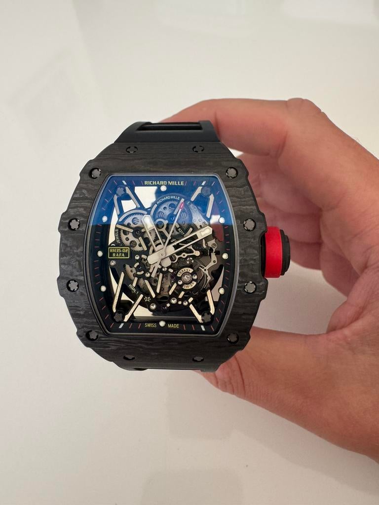 Richard Mille 35-02 Rafael Nadal, Sieraden, Tassen en Uiterlijk, Horloges | Heren, Ophalen of Verzenden, Zo goed als nieuw, Overige merken