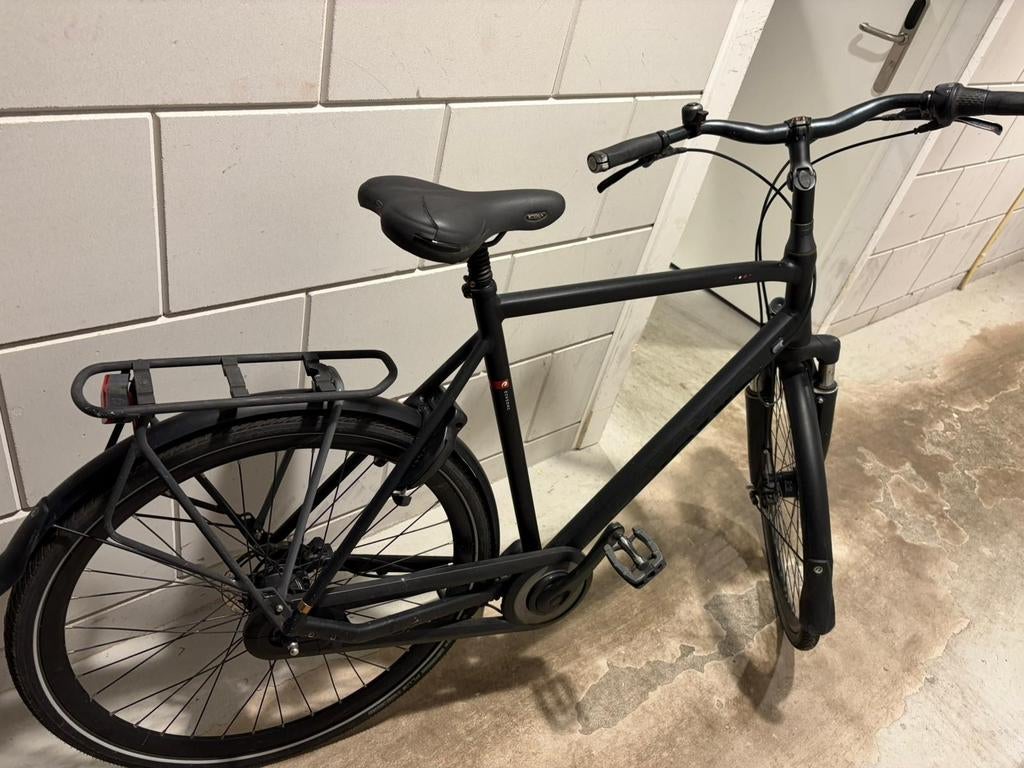 Herenfiets  zwart met 8 versnellingen te koop, Ophalen, Zo goed als nieuw, Overige merken, Versnellingen