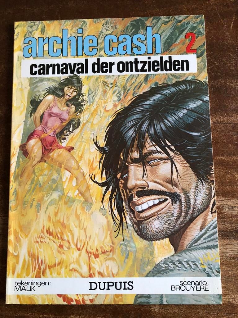 Archie Cash - carnaval der Ontzielden (1978 1e druk), Eén stripboek, Ophalen of Verzenden, Gelezen