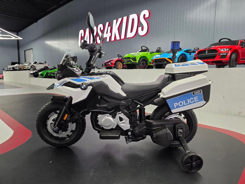 Kindermotor BMW F850 politie - rubberen banden - verlichting, Ophalen of Verzenden, Nieuw