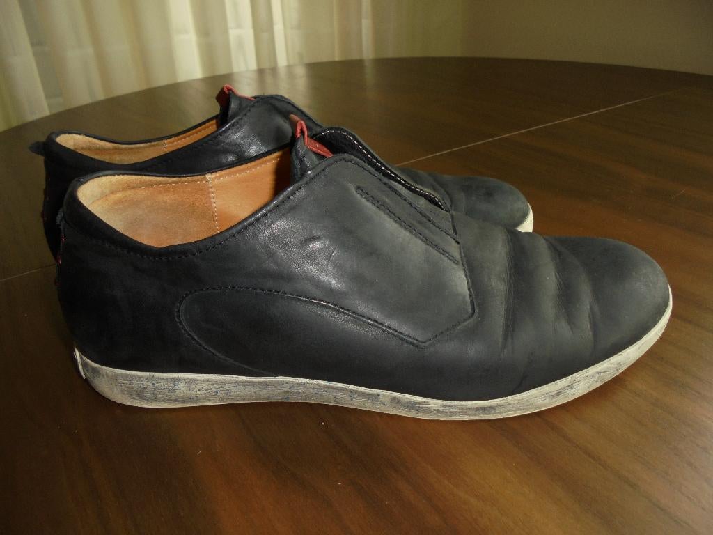 think heren schoen maat 42 zwart, Zwart, Overige typen, Ophalen of Verzenden, Gedragen