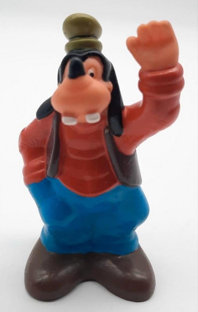 Vintage Goofy piepfiguur ca. 13,5cm hoog, Verzamelen, Disney, Ophalen of Verzenden, Goofy of Pluto, Gebruikt, Beeldje of Figuurtje