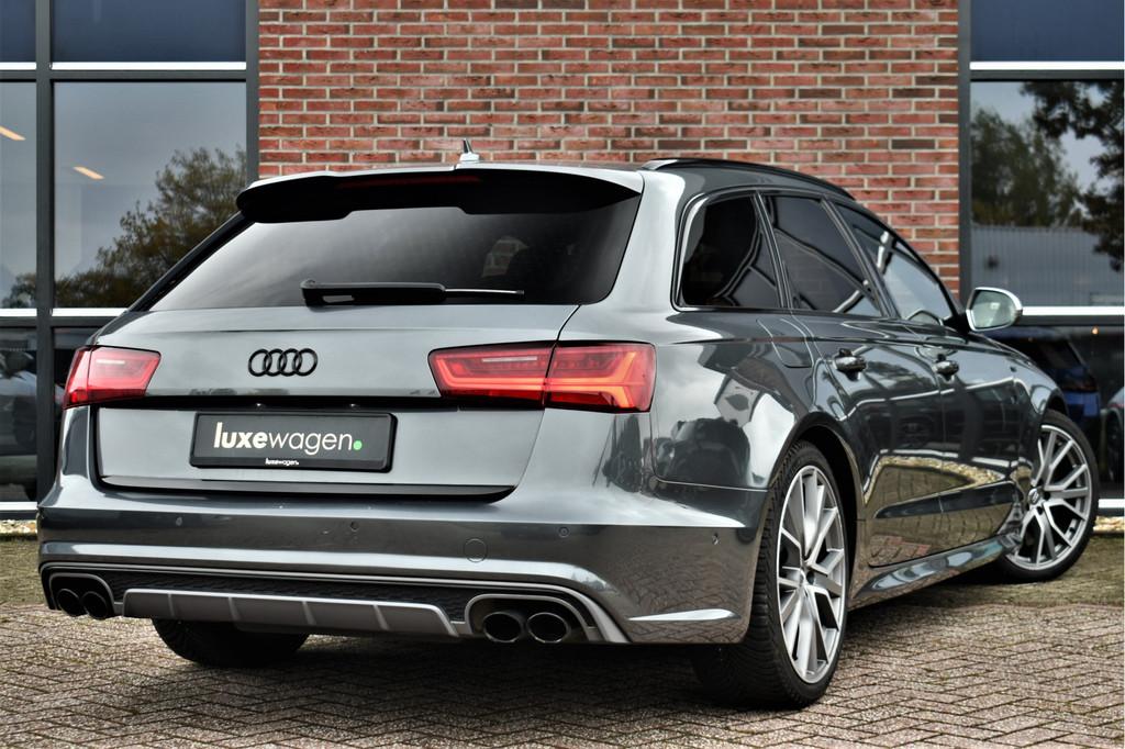 Audi S6 Avant 4.0 TFSI 450pk quattro Ceramic B&O S-zetels Pa, Auto's, Audi, 1935 kg, Gebruikt, Met garantie (alle), 120 €/maand