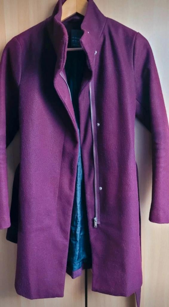 Mooie voorjaars mantel. Paarse jas. Lente, Ophalen of Verzenden, Gedragen, Maat 34 (XS) of kleiner, Paars
