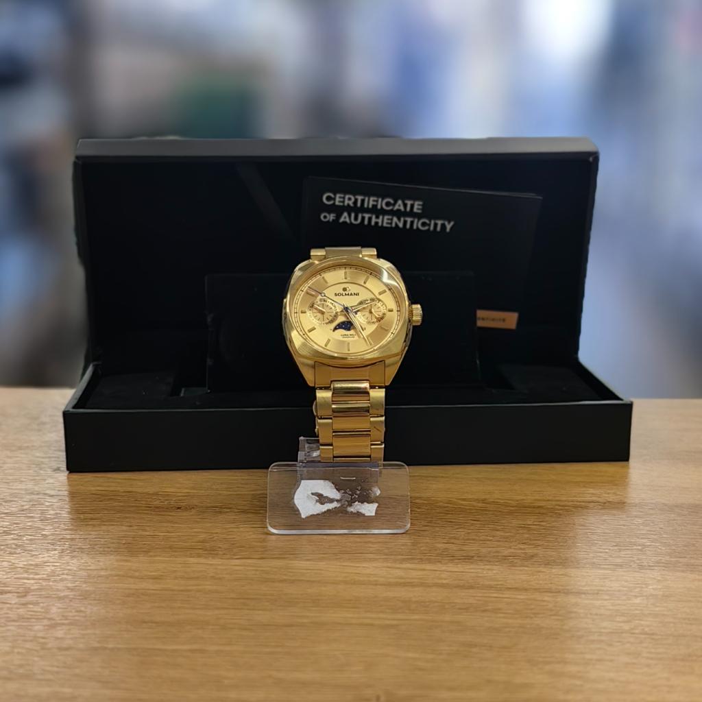 Solmani Luna No.1 5MGGASG | Heren Horloge - Limited Edition, Sieraden, Tassen en Uiterlijk, Horloges | Heren, Flex Ltd., Zo goed als nieuw