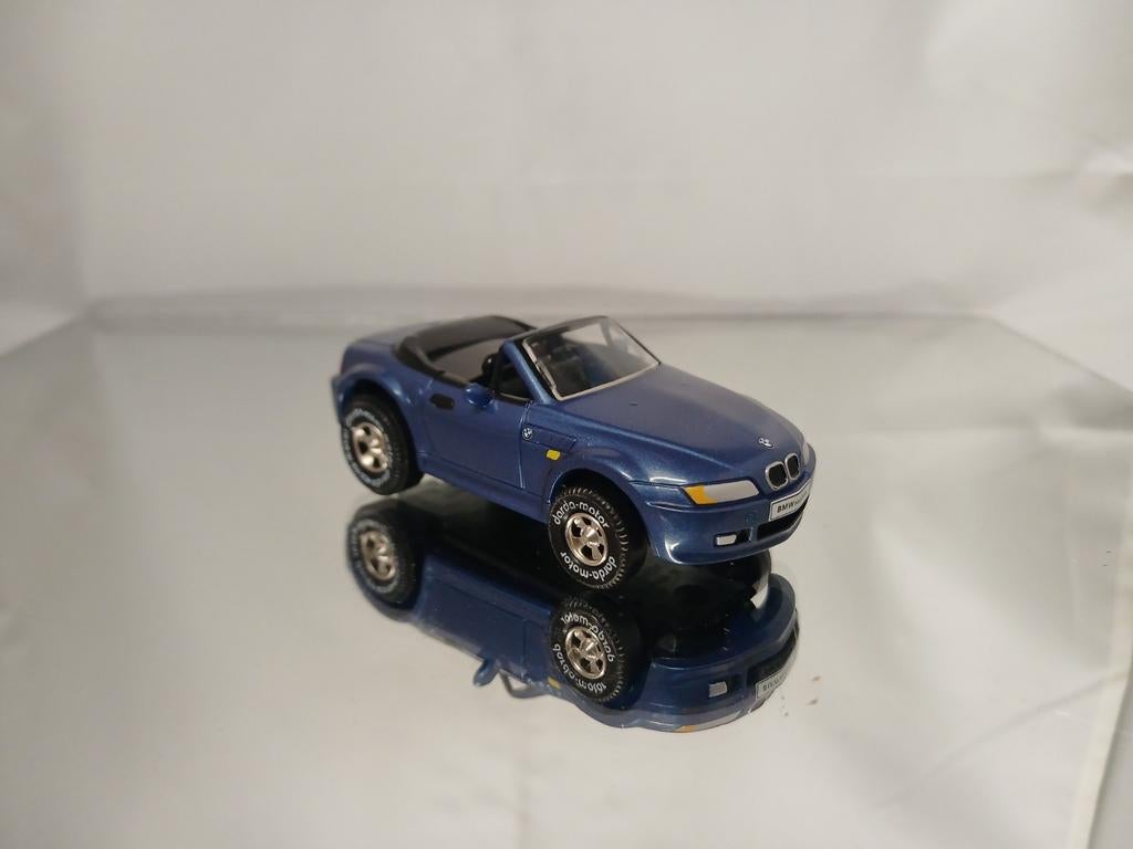 Darda BMW Z3 1:60 - Blauwe Miniatuur Auto, Hobby en Vrije tijd, Modelauto's | Overige schalen, Ophalen of Verzenden, Gebruikt