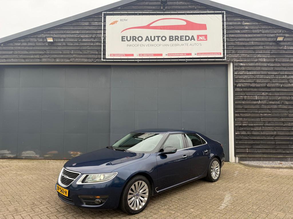 Saab 9-5 2.0 TiD Vector Exklusiv automaat, Euro 5, 15 km/l, 4 cilinders, Blauw