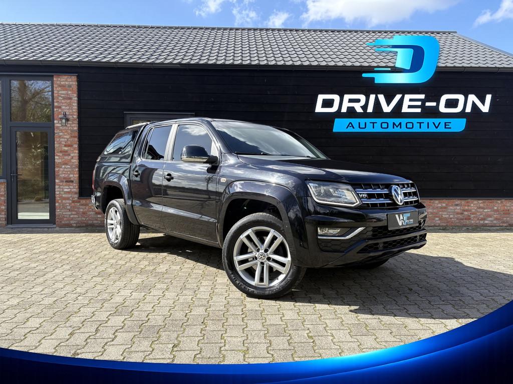 Volkswagen Amarok 3.0 V6 TDI 4Motion - 5 Persoons - Marge -, Auto's, Volkswagen, Zwart, Zwart, Leder, Bedrijf