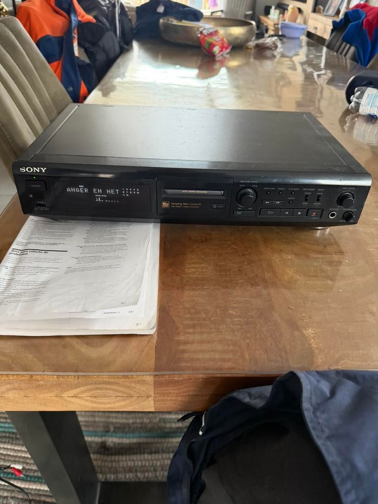 Sony MDS-JE500 minidisc speler recorder, Ophalen of Verzenden, Minidisc-recorder