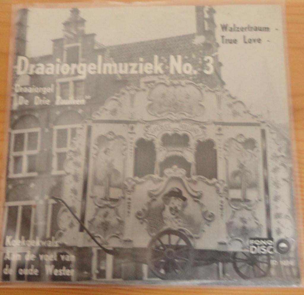 De Drie Pruiken > Draaiorgel muziek -NO;3, Gebruikt, 7 inch, Single, Ophalen of Verzenden