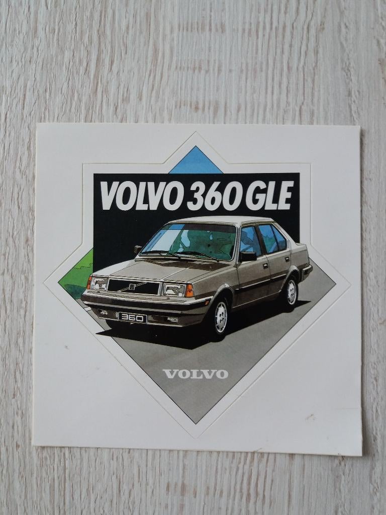 sticker VOLVO 360 GLE, Ophalen of Verzenden, Zo goed als nieuw, Auto of Motor