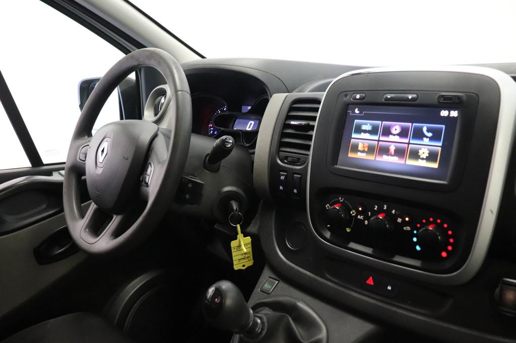 Renault Trafic 1.6 dCi 125PK L2 Dubbele Cabine EURO 6 - Airc, Voorwielaandrijving, Stof, Gebruikt, Renault