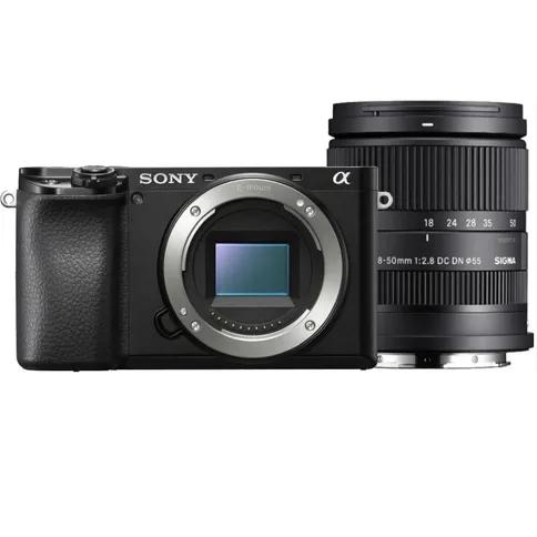 Sony A6100 met Sigma 18-50mm F/2.8 Sony E lens, Spiegelreflex, Ophalen of Verzenden, Zo goed als nieuw, Sony