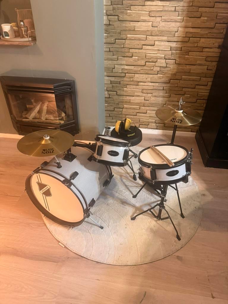 Millenium Youngster kinder drumstel compleet, Muziek en Instrumenten, Ophalen, Zo goed als nieuw, Overige merken