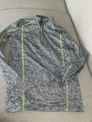 Sportshirt skisshirt 146 152 shirt longsleeve, Verzenden, Zo goed als nieuw, Jongen, Sport- of Zwemkleding