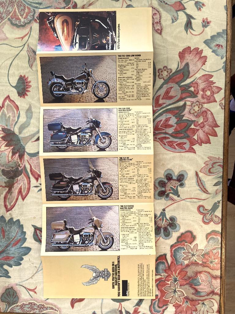 harley davidson brochure, Motoren, Handleidingen en Instructieboekjes, Ophalen of Verzenden, Harley-Davidson of Buell