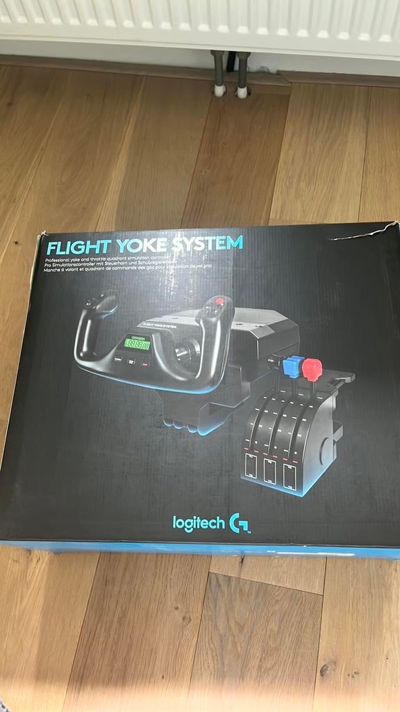 Logitech Flight Yoke System, Ophalen of Verzenden, Zo goed als nieuw