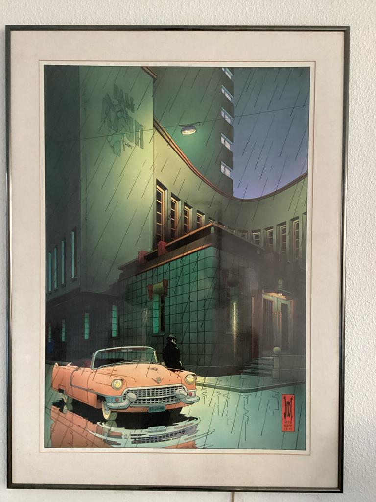 Litho Joost Veerkamp 1990, Antiek en Kunst, Kunst | Litho's en Zeefdrukken, Ophalen of Verzenden