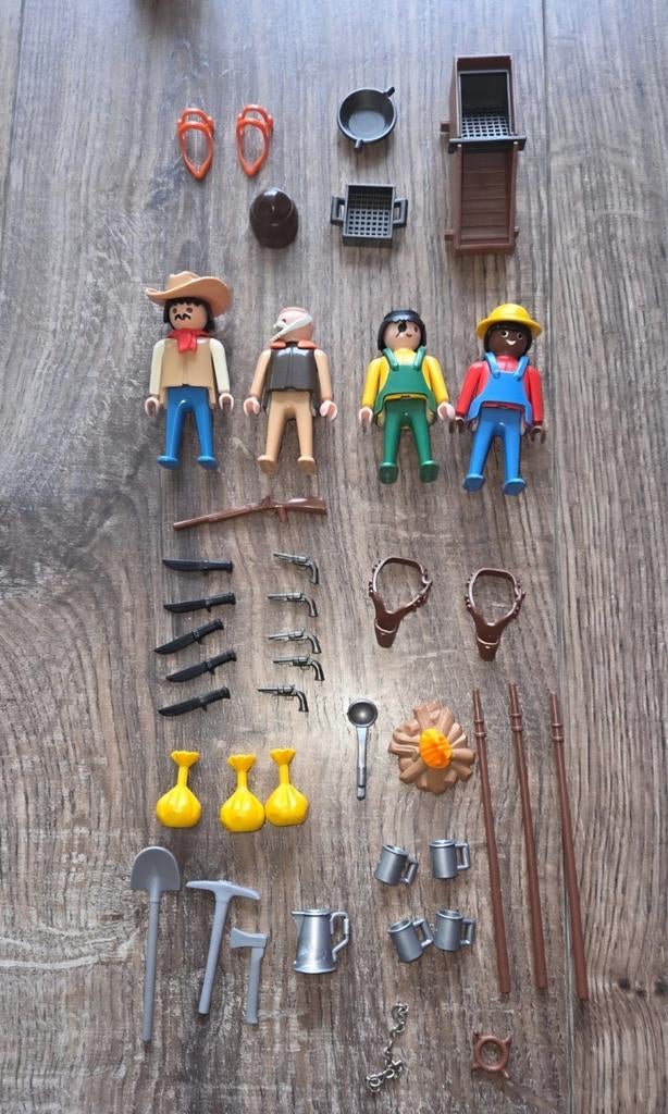 Playmobil 3747 goudzoekers, Ophalen of Verzenden, Gebruikt