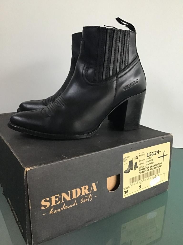 Sendra 38 zwarte laarzen | Bohemian | Gratis verzenden, Kleding | Dames, Schoenen, Sendra, Verzenden, Zwart, Lage of Enkellaarzen