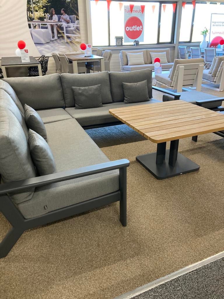 tuinmeubelen loungeset  Andes, Ophalen, 6 zitplaatsen, Teakhout, Nieuw