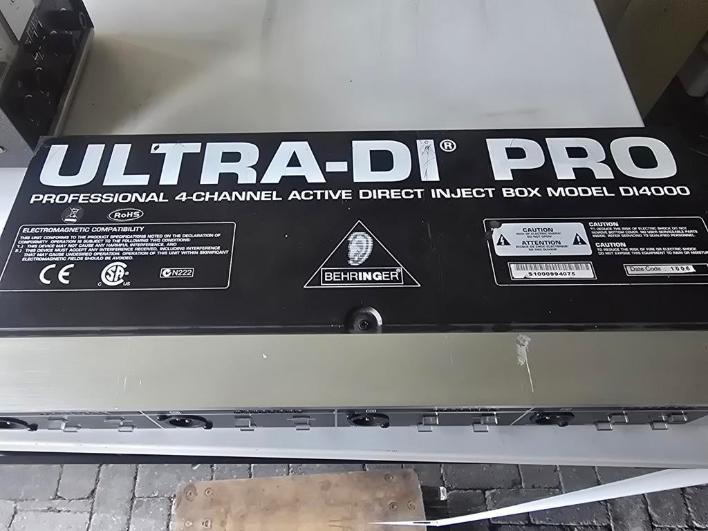Behringer ULTRA-DI PRO DI4000, Ophalen of Verzenden
