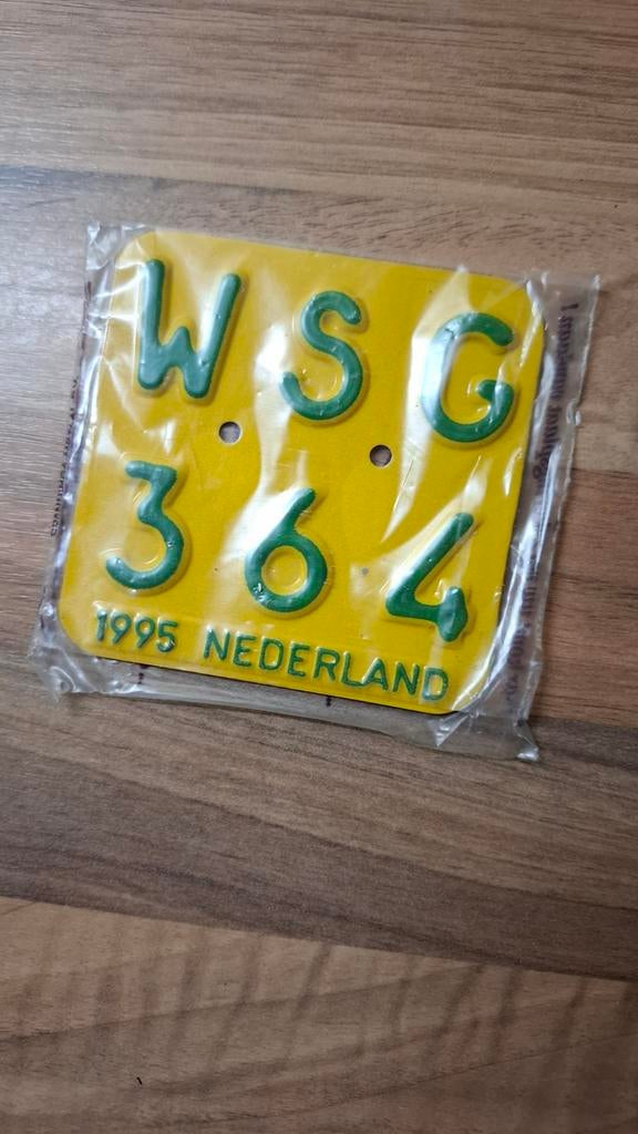 Bromfiets kenteken, Verzamelen, Ophalen of Verzenden, Gebruikt