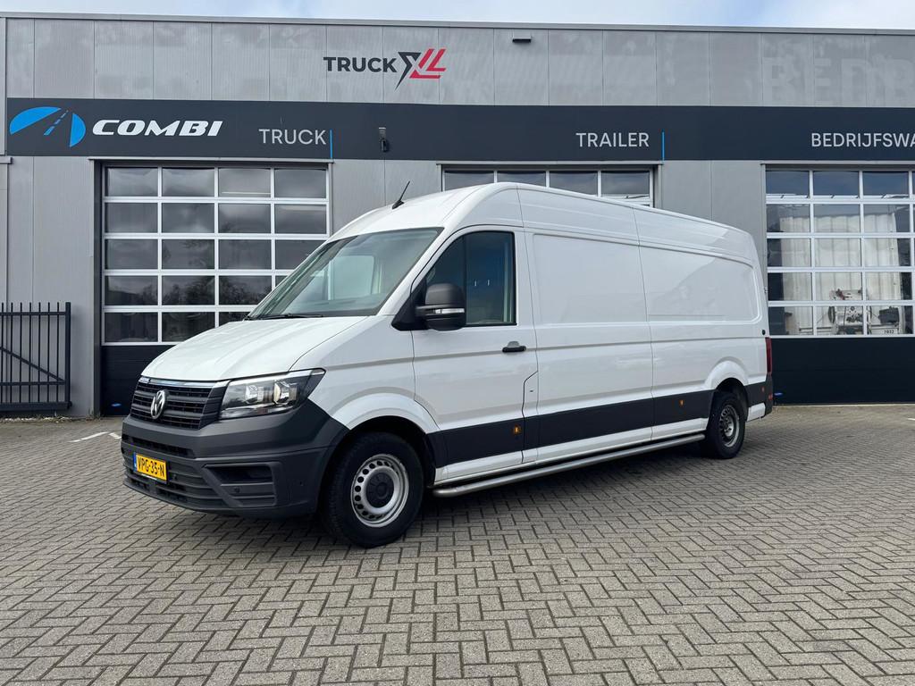 Volkswagen Crafter 35 2.0 TDI L4H3 > 177pk/Export Only/Whats, Auto's, Bestelauto's, Stof, Gebruikt, Euro 6, 4 cilinders