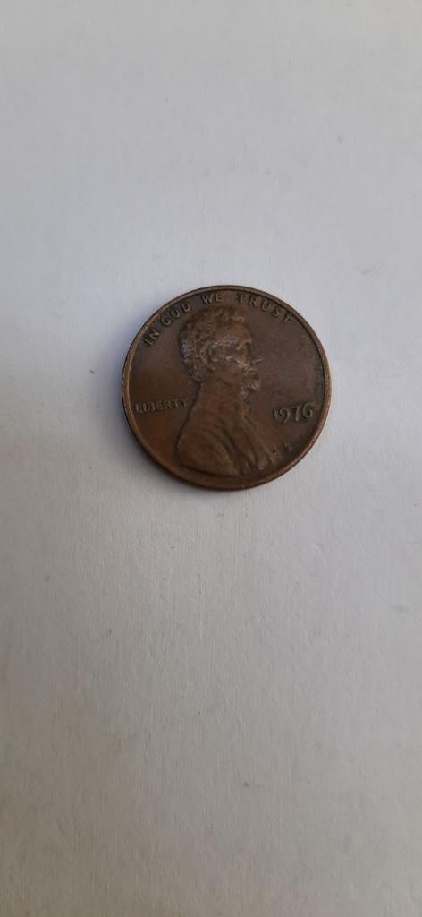 USA One Cent 1976 - Lincoln Penny, Ophalen of Verzenden, Losse munt