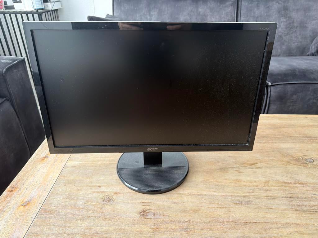 Acer K222HQL scherm 60hz, Ophalen, Gebruikt, 60 Hz of minder