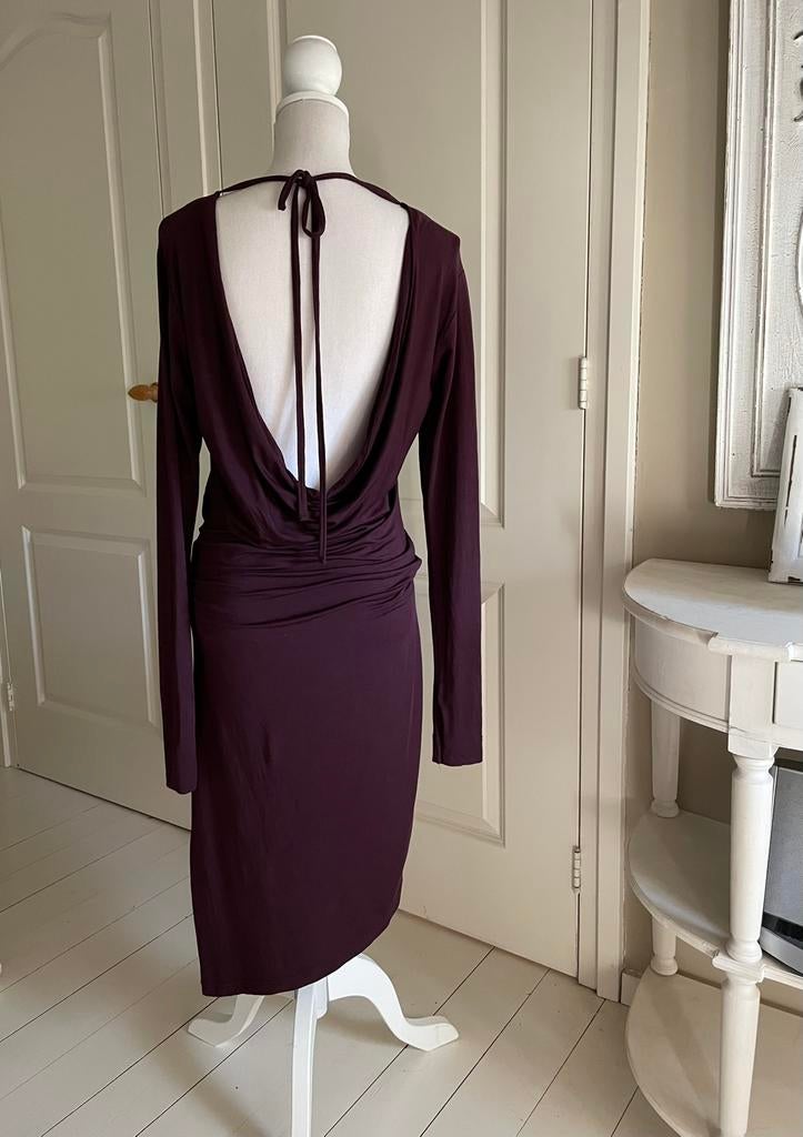Cora Kemperman Jurk / M / Aubergine, Maat 38/40 (M), Paars, Ophalen of Verzenden, Zo goed als nieuw