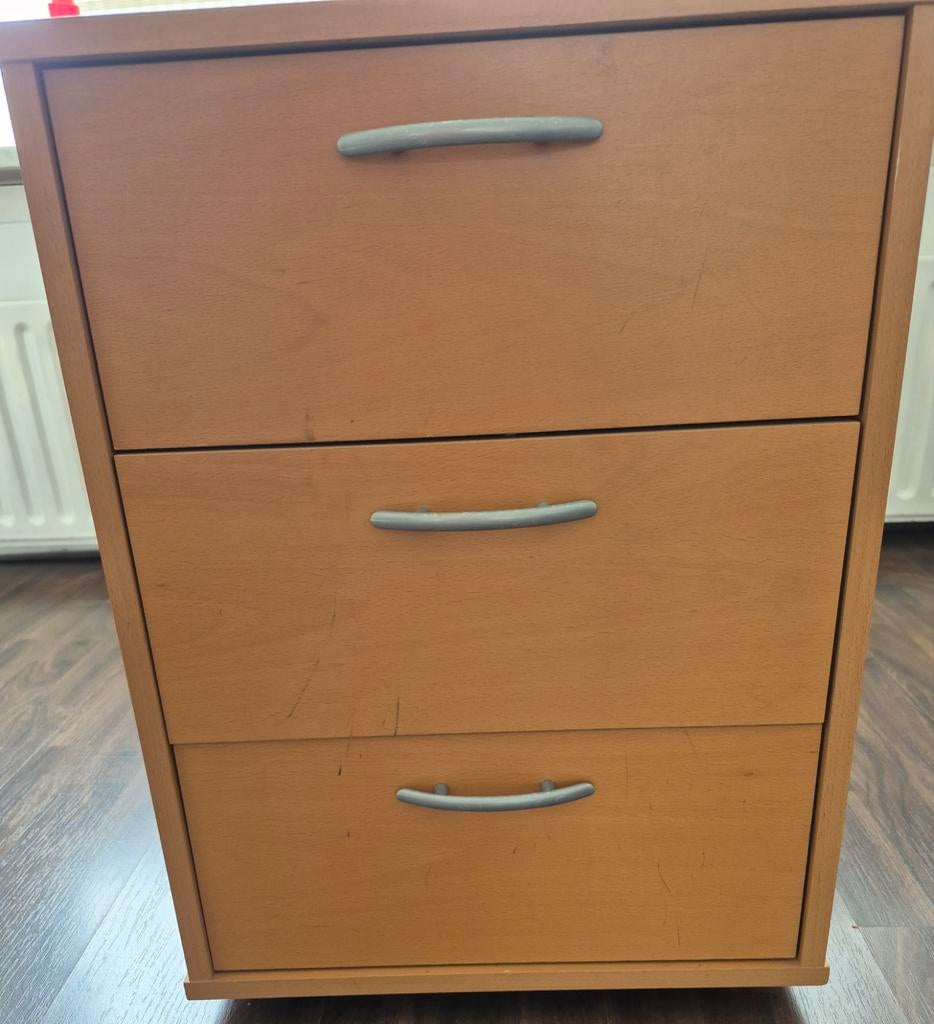 Ikea ladeblok met 3 laden - bureau, Huis en Inrichting, Kasten | Ladekasten, Gebruikt, Minder dan 100 cm, Minder dan 50 cm, 25 tot 50 cm