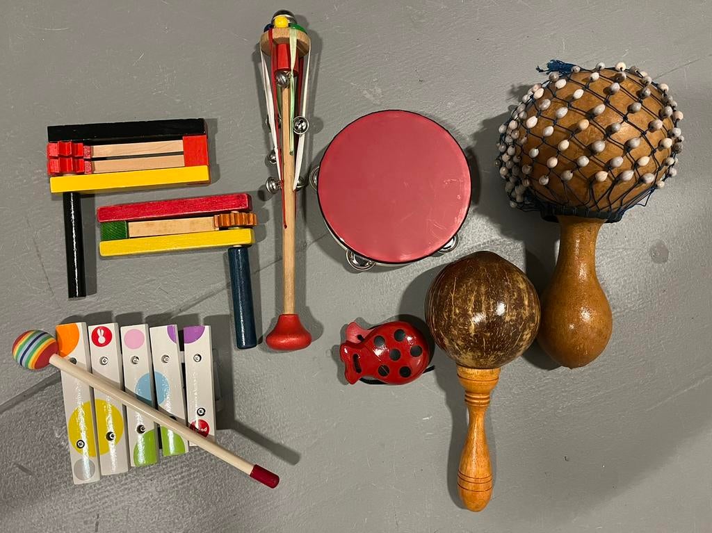 Verzameling muziekinstrumentjes, Ophalen of Verzenden, Zo goed als nieuw