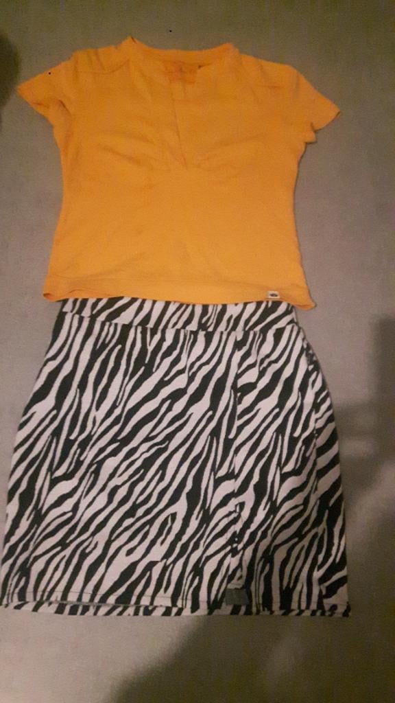 Zomer Rok met een top, Ophalen, Zo goed als nieuw, Overige kleuren, Knielengte