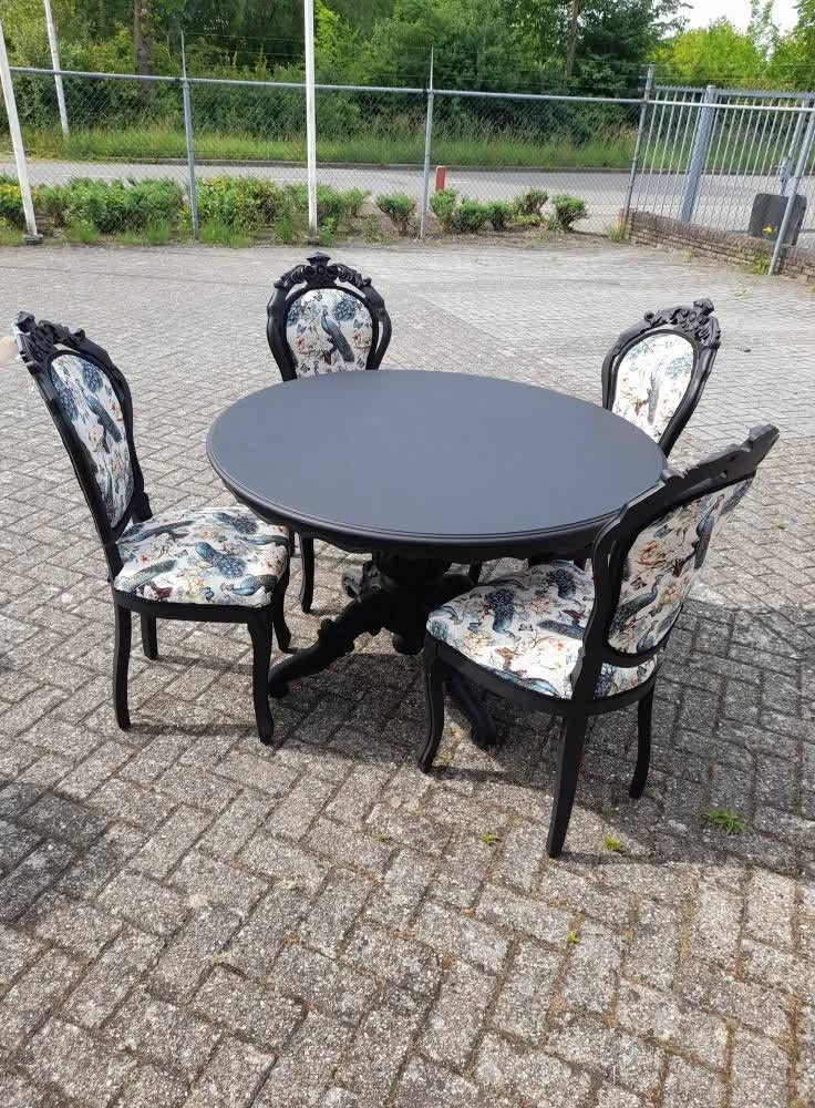 Barok eethoek compleet of los te koop, Antiek en Kunst, Antiek | Meubels | Tafels, Ophalen of Verzenden