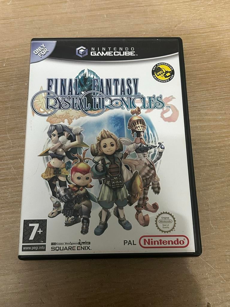 Nintendo GameCube Final Fantasy Crystal Chronicles, Spelcomputers en Games, Gebruikt, Eén computer, Ophalen of Verzenden, Role Playing Game (Rpg)