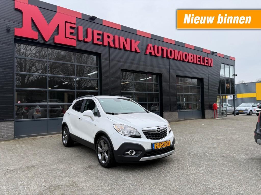 Opel MOKKA 1.4 T COSMO BJ.2014 HALF LEDER CRUISE  CLIMA NAP!, Auto's, Euro 5, Gebruikt, 4 cilinders, Wit
