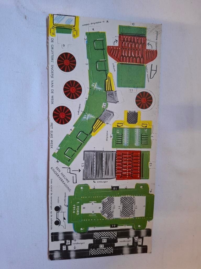De Gruyter snoepje van de week bouwplaat, Ophalen of Verzenden, Zo goed als nieuw, Gebruiksvoorwerp