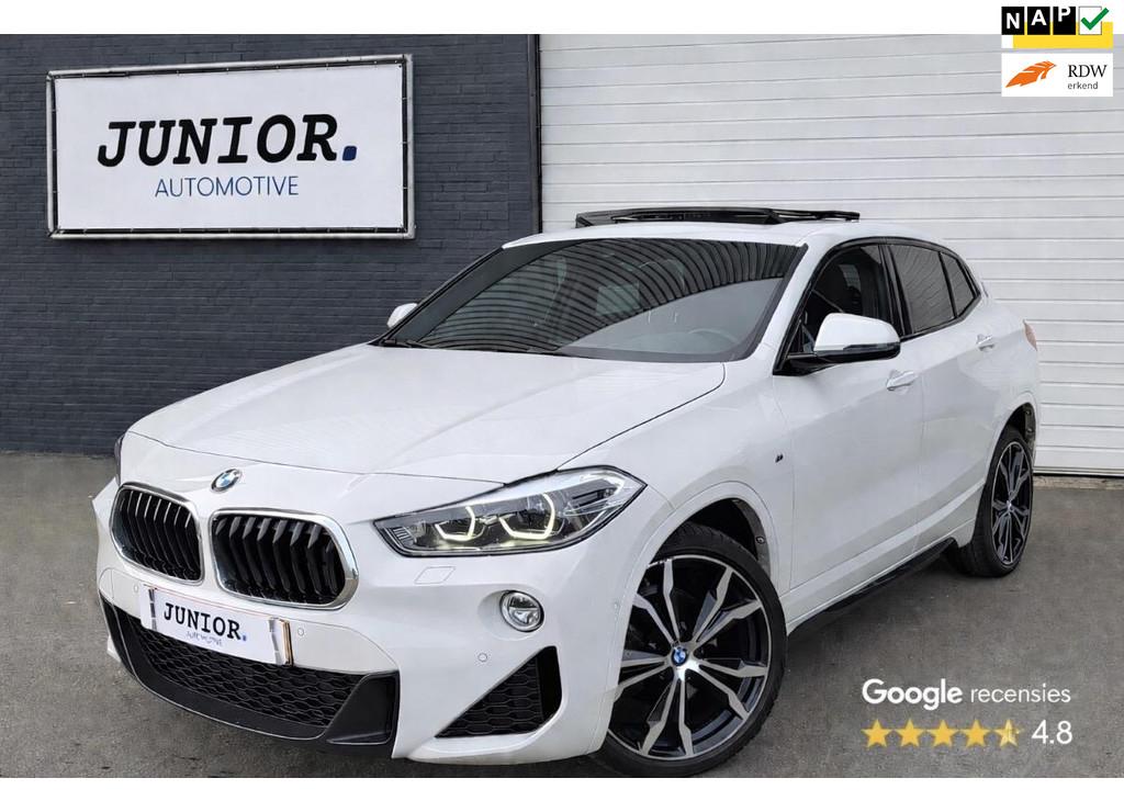 BMW X2 SDrive18d High Executive Edition M-PAKKET/PANORAMADAK, Auto's, BMW, 4 cilinders, 150 pk, Wit, Origineel Nederlands