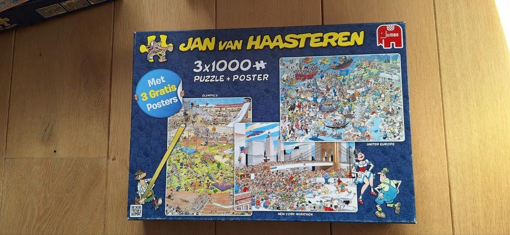 Jan van Haasteren puzzel, Hobby en Vrije tijd, Denksport en Puzzels, Ophalen, 500 t/m 1500 stukjes, Zo goed als nieuw