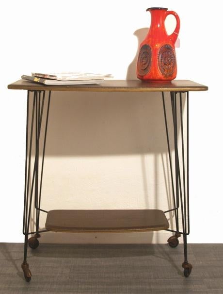 Fifties trolley - serving cart - mid century vintage design, Ophalen