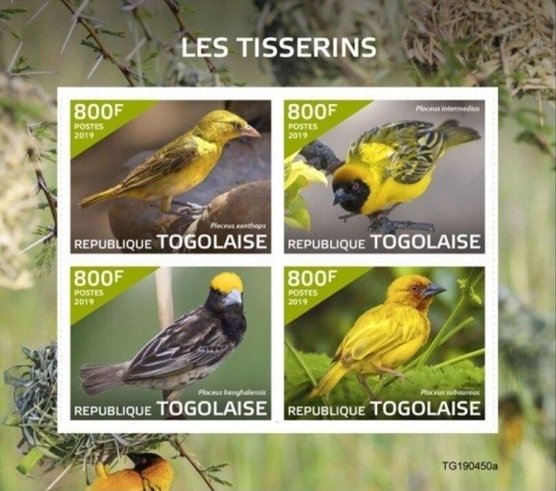 25 Veiling 27-28 en 29 Mrt. Togo, Ophalen of Verzenden, Postfris, Dier of Natuur